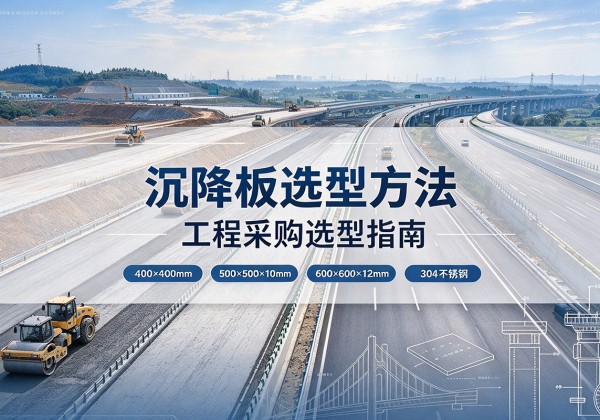 贡山沉降板选择方法
